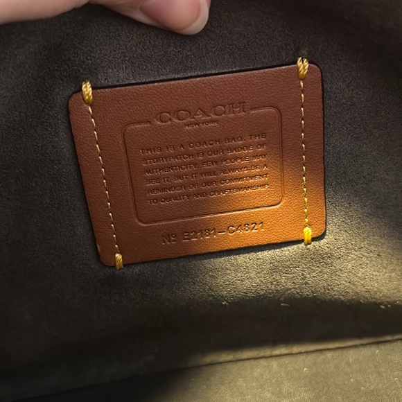 NWOT Coach Soft Tabby Brown Signature Canvas/Leather - Picture 9 of 14